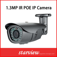 1.3MP Poe IP IR impermeable cámara CCTV seguridad de la bala (WH8)